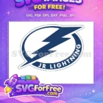 Free Dark Blue Lightning Free Sport Logo Design Free SVG - Instant Download