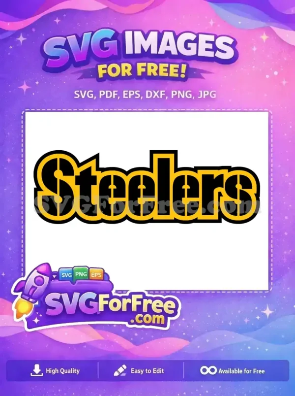 Free Pittsburgh Steelers Text Free Gold Symbol Sport Free SVG Free Pittsburgh Steelers Text Free Gold Symbol Sport Free SVG