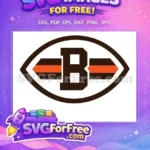 Free Brown Orange Arrow Free Letter B Logo Free SVG - Instant Download