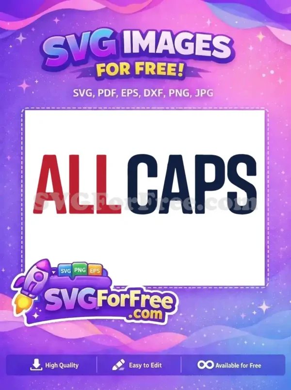 Free Red Navy All Caps Lettering Free Sport Logos Free SVG