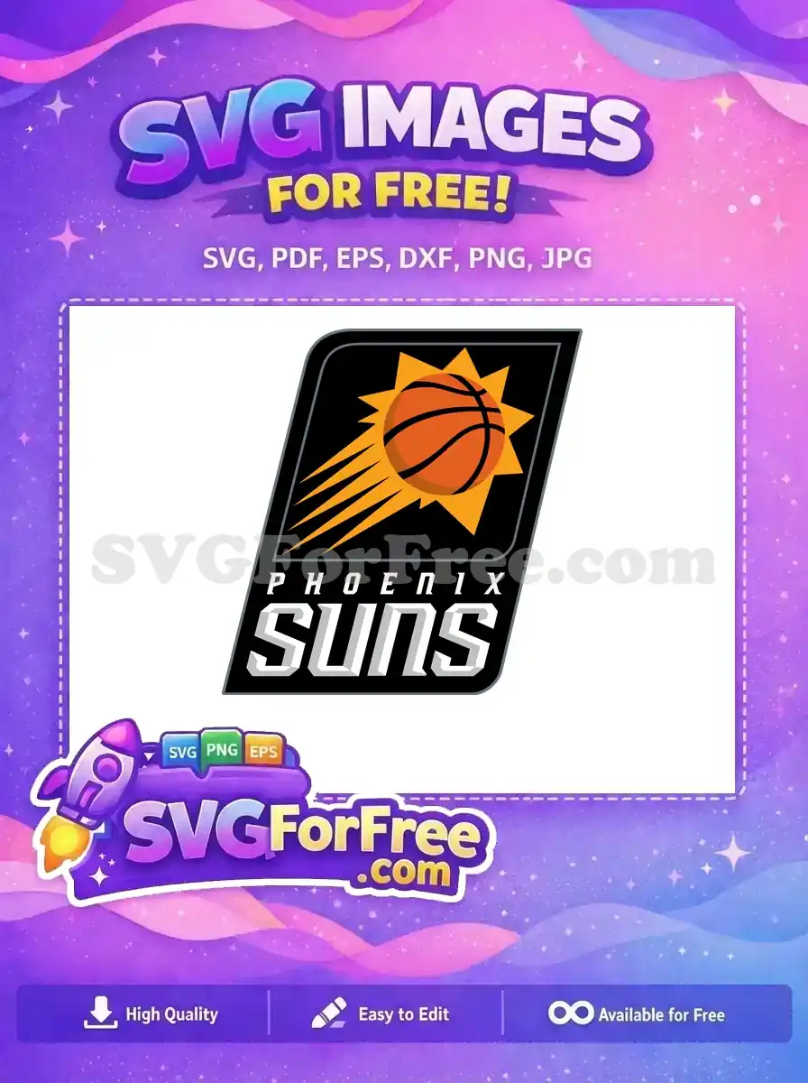 Free Phoenix Suns Logo Free Basketball Sport Free SVG