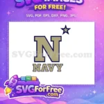 Free Navy Letter Free Star Design Sport Logos Free SVG - Instant Download