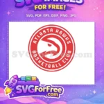 Free Atlanta Hawks Free Sport Logos Basketball Free SVG - Instant Download