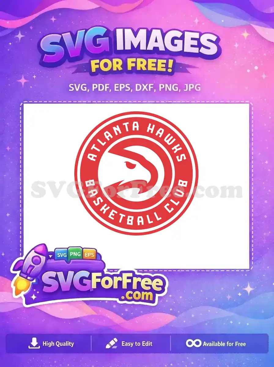 Free Atlanta Hawks Free Sport Logos Basketball Free SVG