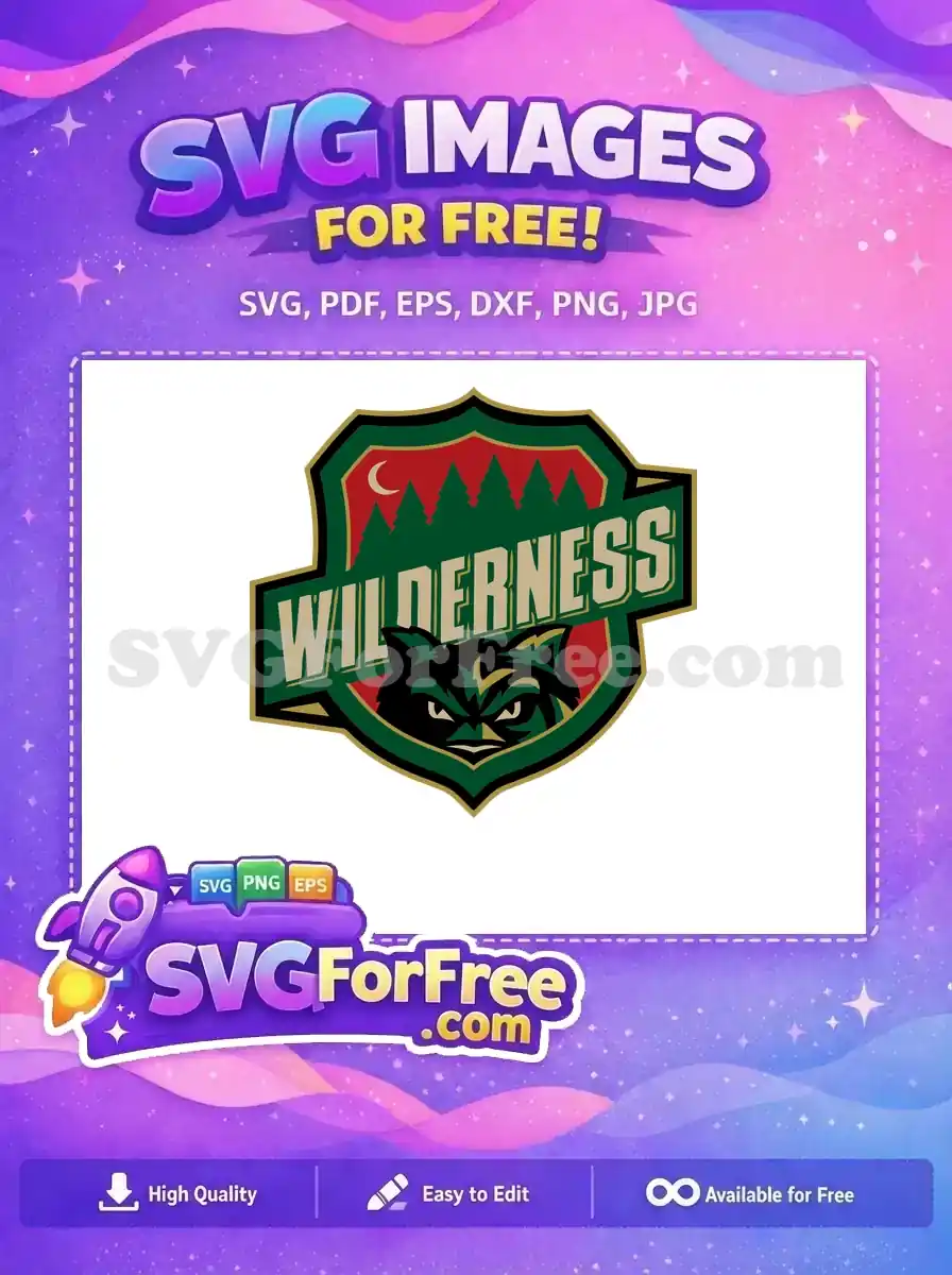 Free Black Cat Free Green Forest Sport Logos Free SVG
