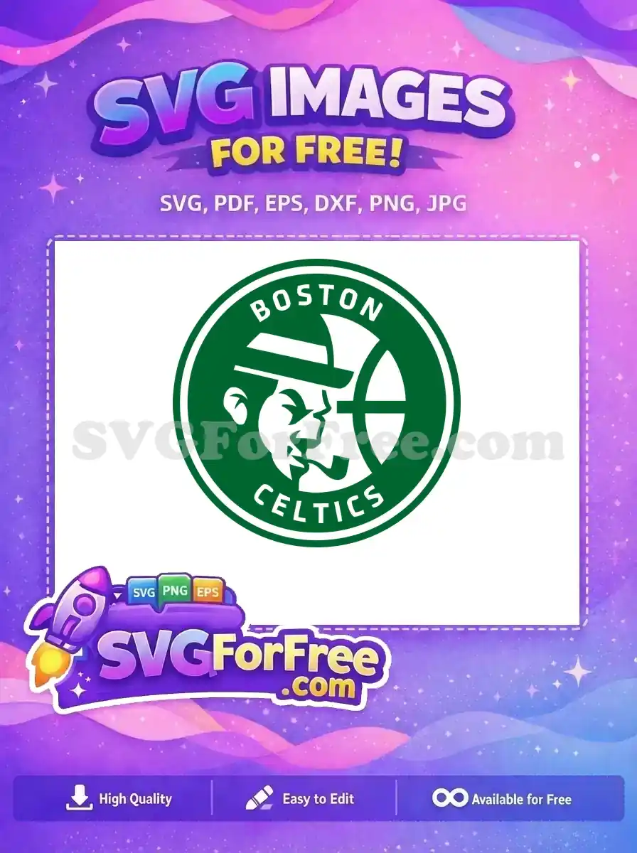 Free Green Boston Free Celtics Logo Sport Free SVG