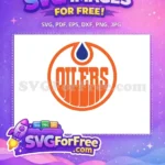 Free Orange Circle Free Blue Drop Oilers Free SVG - Instant Download
