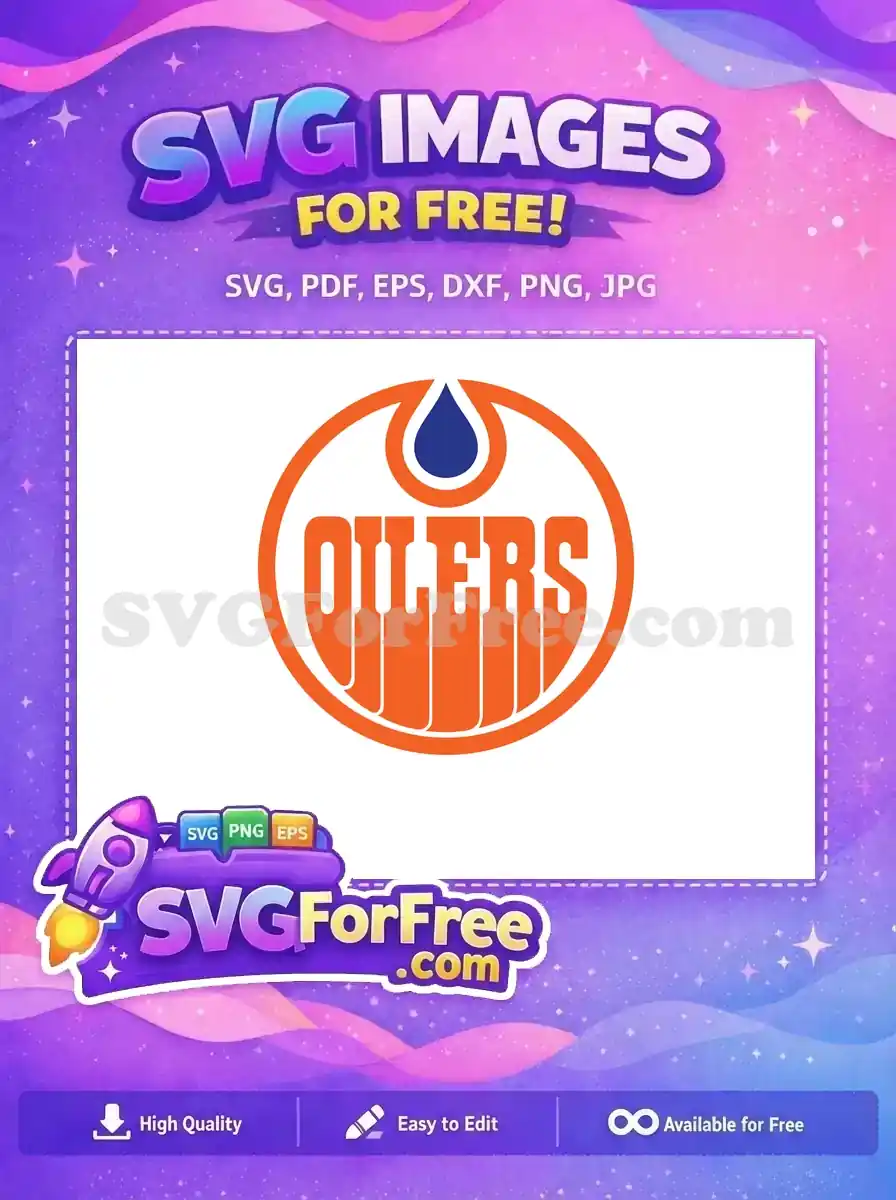 Free Orange Circle Free Blue Drop Oilers Free SVG