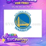 Free Blue Golden State Free Warriors Logo Free SVG 1 - Instant Download