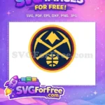 Free Gold Pickaxes Free Mountain Basketball Denver Free SVG - Instant Download
