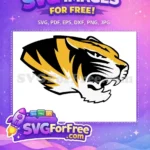 Free Angry Tiger Free Sport Logos Missouri Free SVG - Instant Download