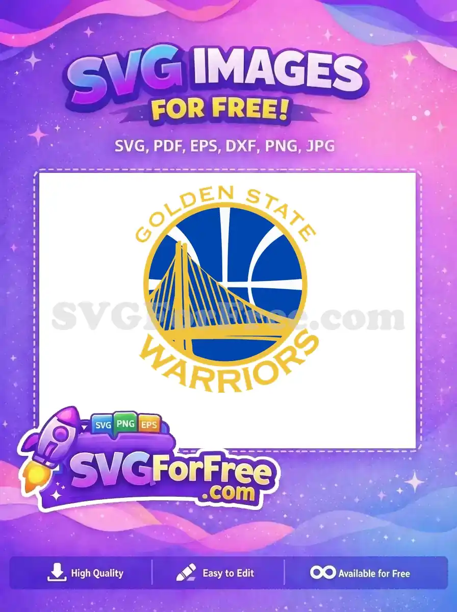 Free Golden State Free Warriors Sport Logos Free SVG 1