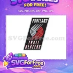 Free Portland Detail Free Trailblazers Logo Sport Free SVG - Instant Download