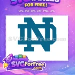 Free ND Logo Free Blue ND Sport Free SVG - Instant Download