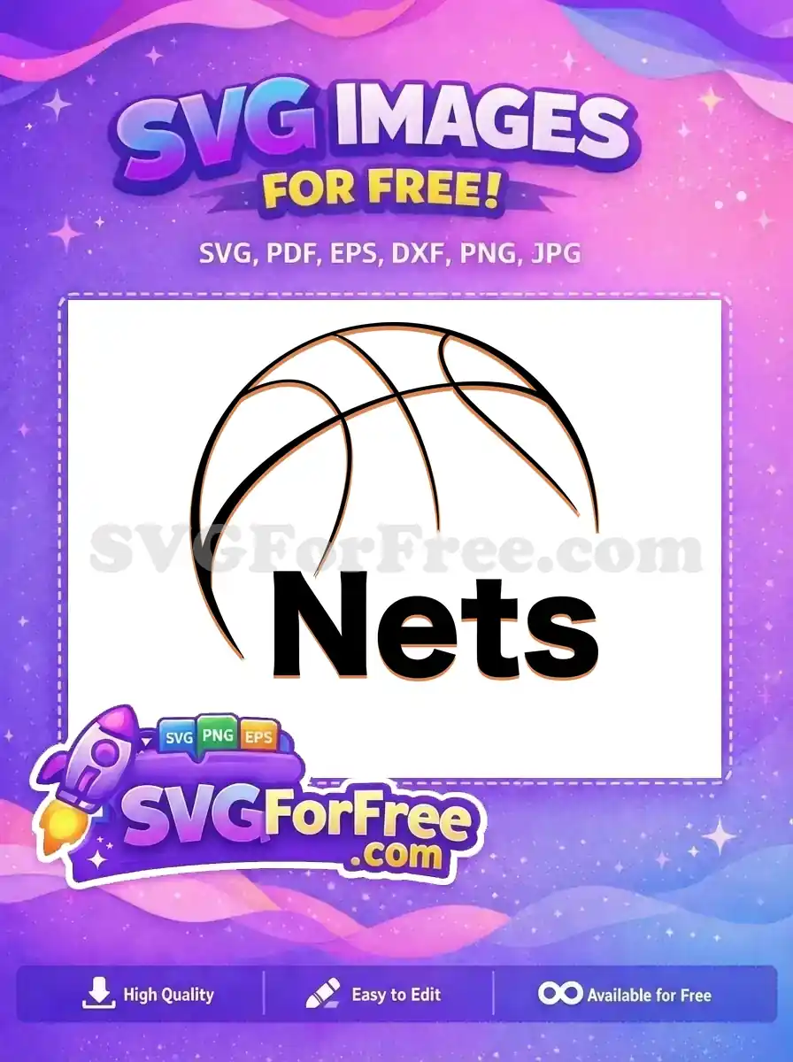 Free Orange Outline Lets Free Basketball Free Sport Logos SVG