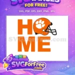 Free Orange Helmet Free Paw Home Design Free SVG - Instant Download