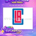 Free LA Clippers Logo Free Sports Team Emblem Movie Free SVG - Instant Download