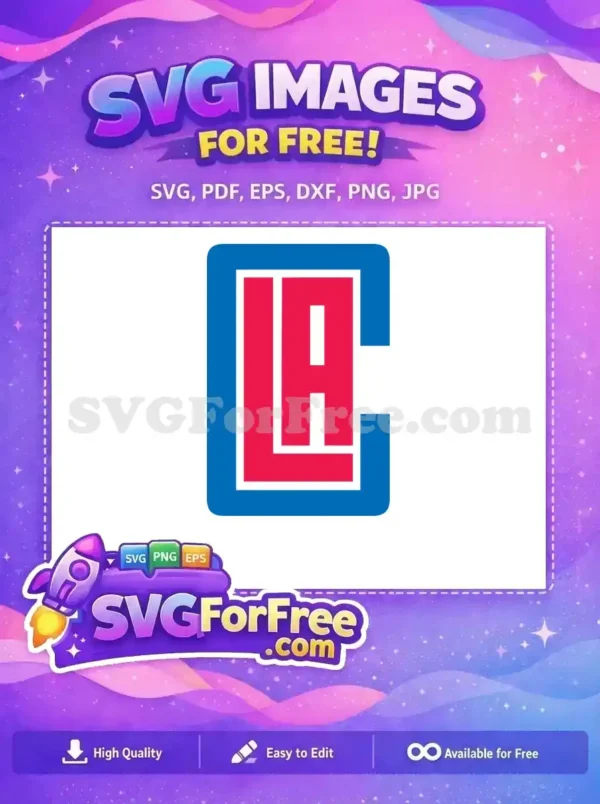 Free LA Clippers Logo Free Sports Team Emblem Movie Free SVG
