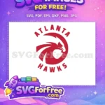 Free Red Bird Free Atlanta Hawks Sport Free SVG - Instant Download