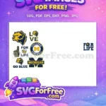 Free Wolverine Mascot Free College Football Michigan Free SVG - Instant Download