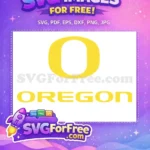 Free Yellow Oregon Ducks Free Mascot NCAA Free SVG - Instant Download