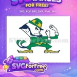 Free Angry Eyes Free Fighting Pose Notre Dame Free SVG - Instant Download