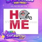 Free Ohio State Helmet Free College Team Home Decor Free SVG - Instant Download