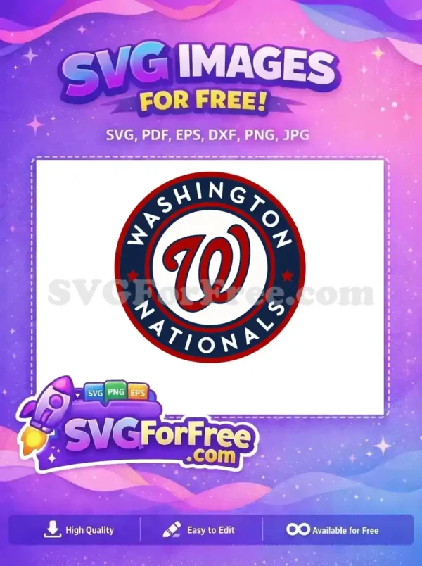 Free Red Letter Free Blue Border Washington Nationals Free SVG Free Red Letter Free Blue Border Washington Nationals Free SVG