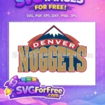 Free Denver Nuggets Badge Free Mountain Logo Sport Free SVG - Instant Download