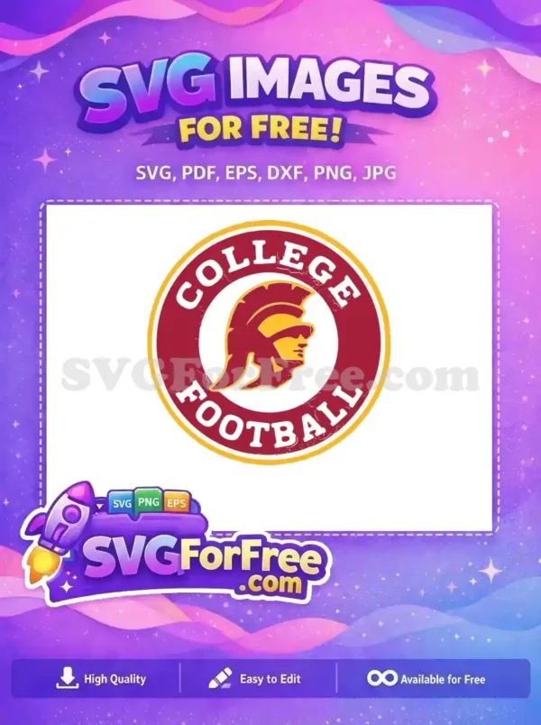 Free Trojan Helmet Free College Football Sport Free SVG