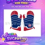 Free Red Blue Gloves Free Montreal Canadiens Sport Free SVG - Instant Download