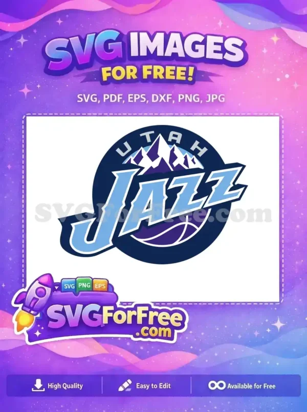 Free Utah Jazz Logo Free Sport Logos SVG Free SVG