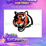 Free Fierce Tiger Free Roaring Bengals Sport Free SVG - Instant Download