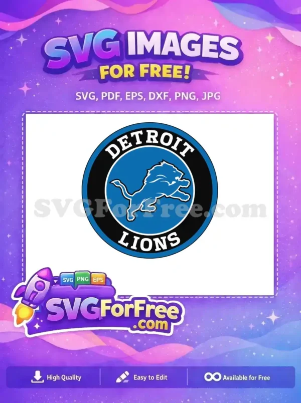 Free Detroit Lions Logo Free Sport Logos Free SVG
