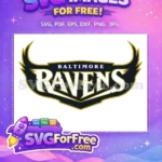 Free Baltimore Ravens Horned Free Sport Logos Free SVG - Instant Download