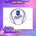 Free Baseball Stitches Free KC Royals Logo Sport Free SVG - Instant Download
