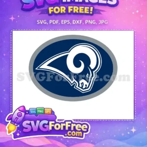 Free Blue White Ram Free Sport Logos Free SVG