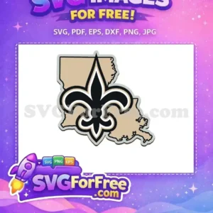 Free Black Fleur-de-lis Free Louisiana State Sport Logos Free SVG
