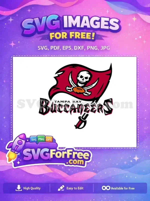 Free Skull Swords Free Football Tampa Buccaneers Free SVG 2