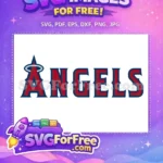 Free Angels Logo Free Baseball Team Sport Free SVG - Instant Download