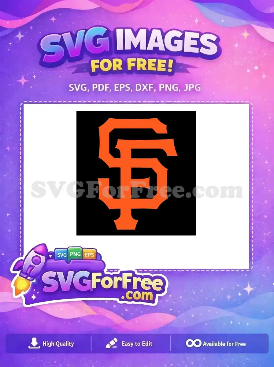 Free Orange San Francisco Free Giants Sport Logos Free SVG