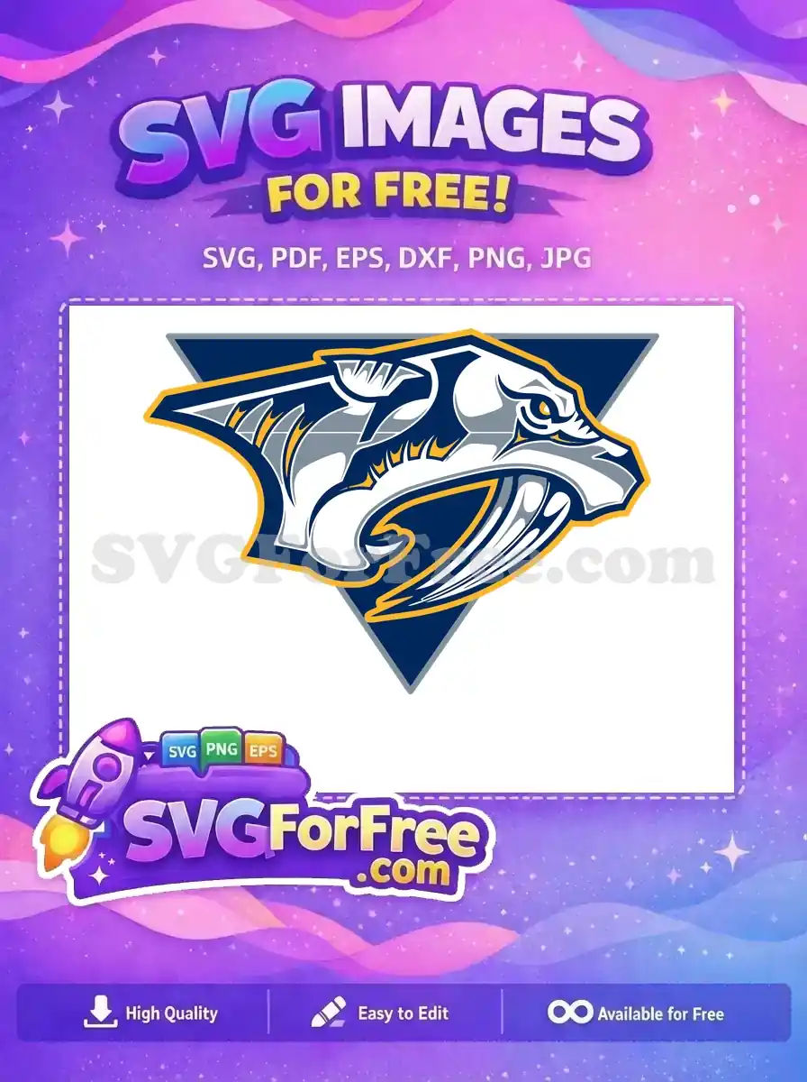 Free Fierce Predator Free Gold Trim Sport Logos Free SVG