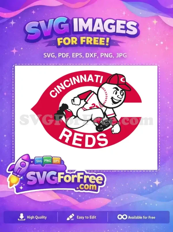 Free Running Mr Redlegs Free Cincinnati Reds Mascot Free SVG Free Running Mr Redlegs Free Cincinnati Reds Mascot Free SVG