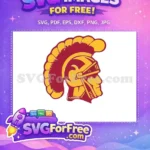 Free Helmet Detail Free Trojan Detail Sport Logos Free SVG - Instant Download