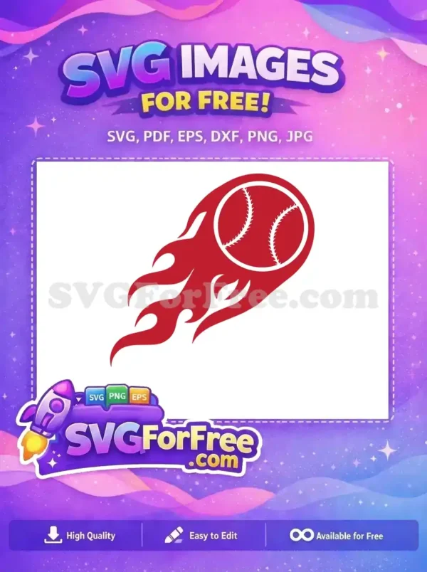 Free Flaming Red Ball Free Sports American Football Free SVG