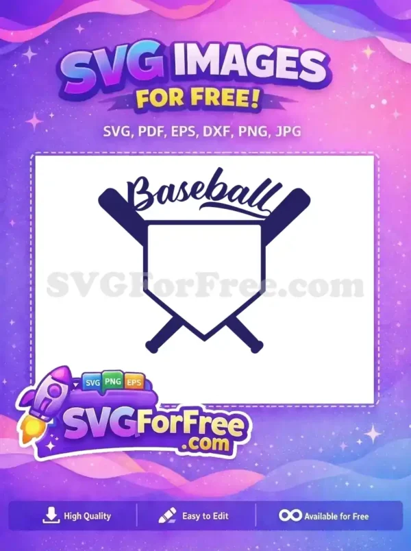 Free Baseball Bats Free Home Base Sports Free SVG