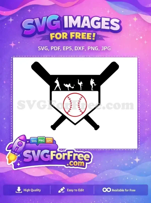 Free Baseball Player Free Pitcher Silhouette Sports Free SVG