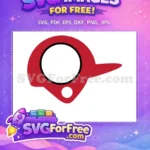 Free Red Football Helmet Free Sports American Football Free SVG - Instant Download