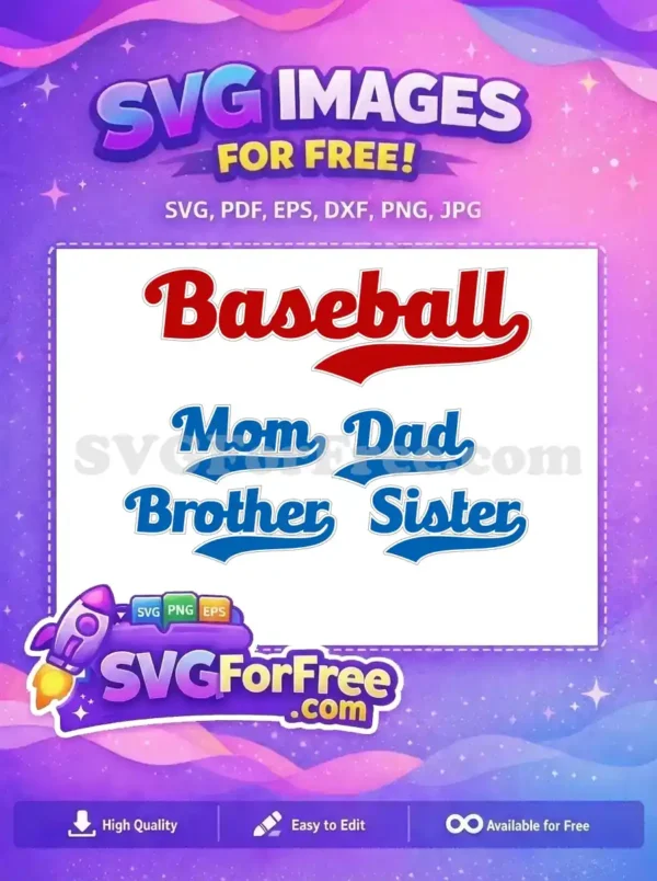 Free Red Baseball Free Blue Family Sports Free SVG Free Red Baseball Free Blue Family Sports Free SVG