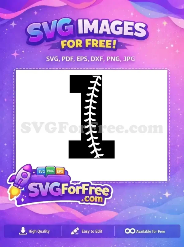 Free Baseball Stitching Free Sports American Football Free SVG